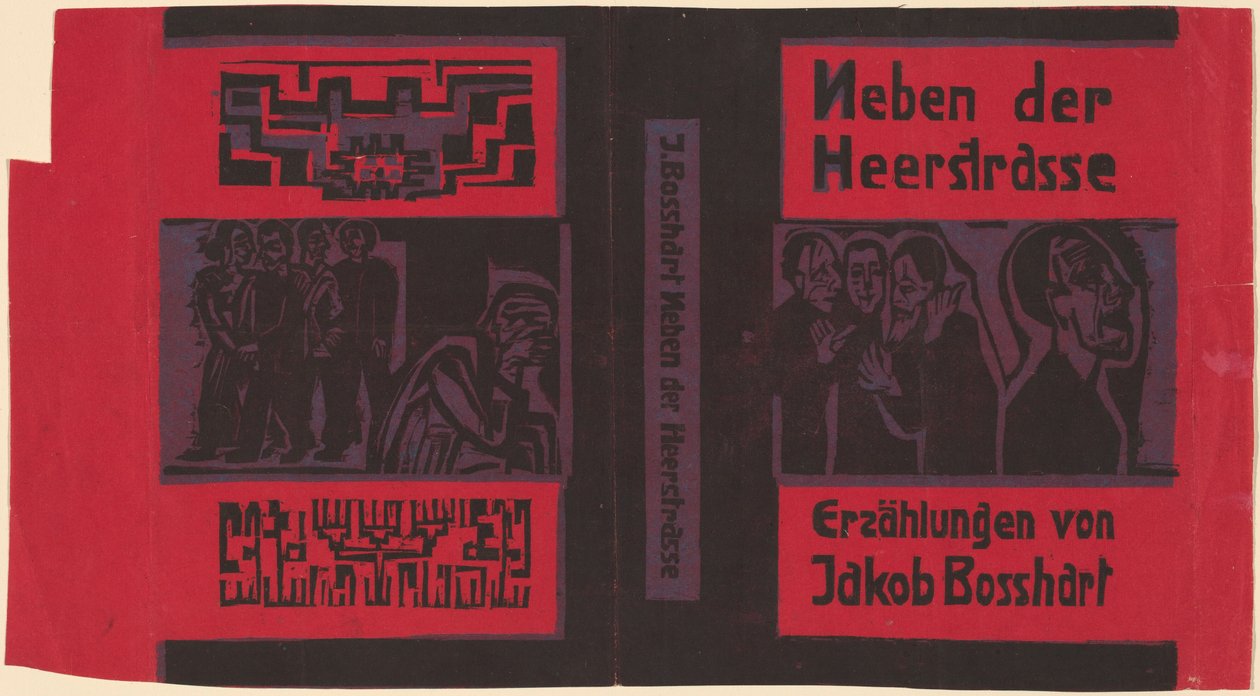 Jakob Bosshart: Naast de Hoofdstraat door Ernst Ludwig Kirchner