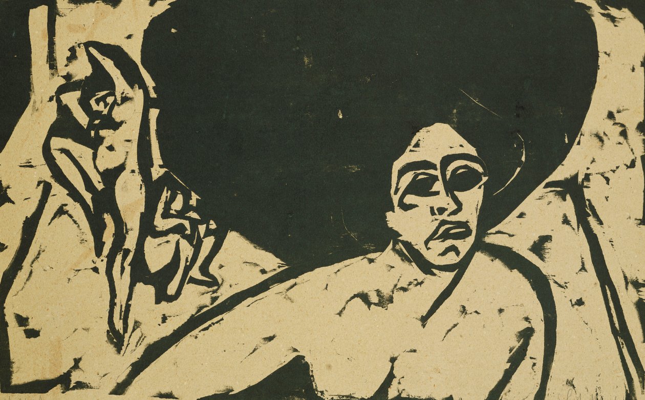 Naakte Dansers, 1909 door Ernst Ludwig Kirchner