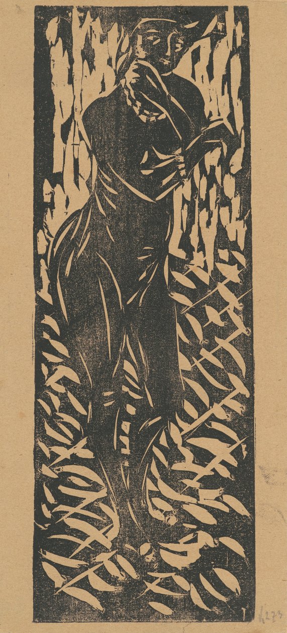 Naakt met Sieraden door Ernst Ludwig Kirchner