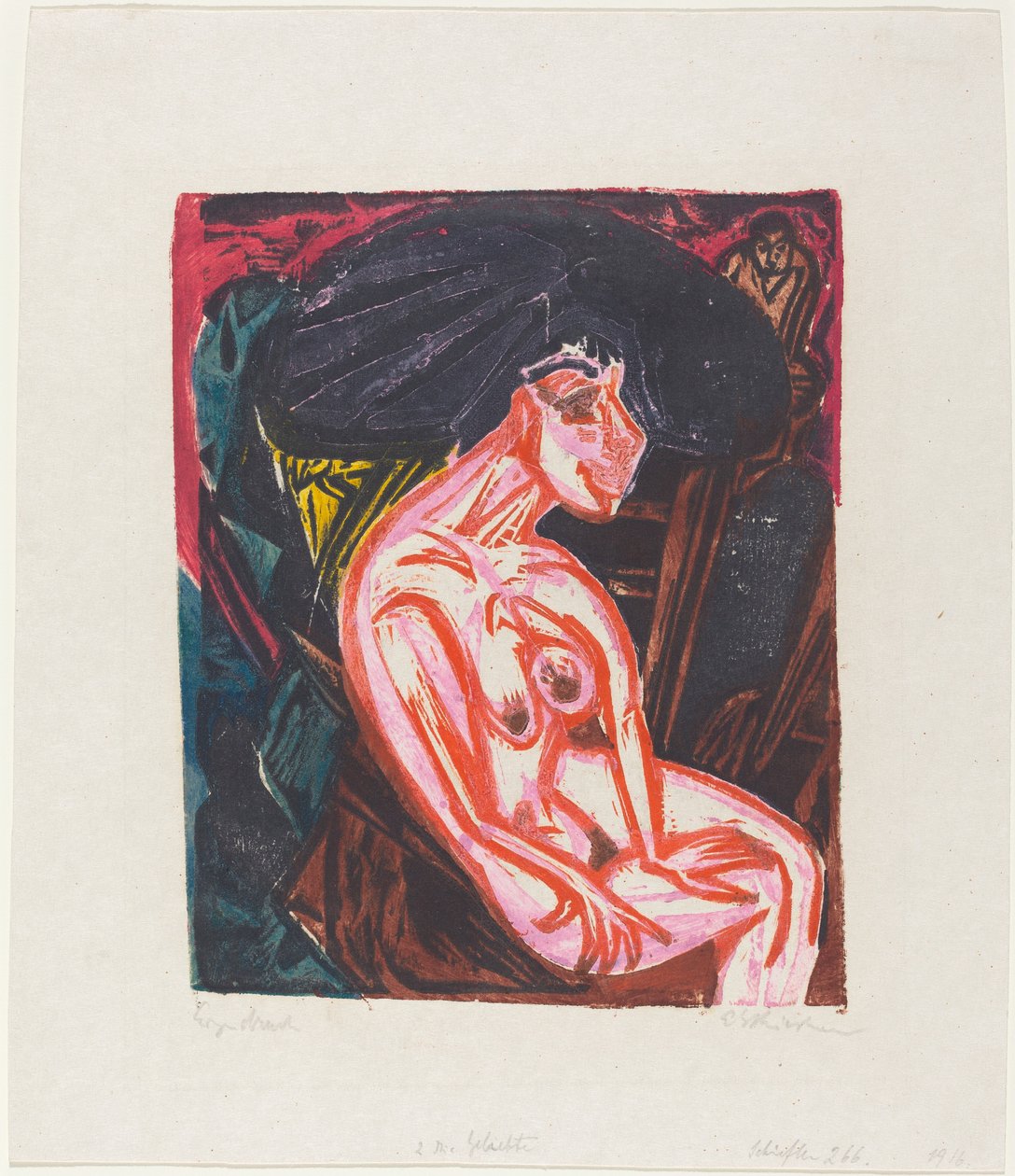 Peter Schlemihls wonderbaarlijke verhaal: De geliefde door Ernst Ludwig Kirchner