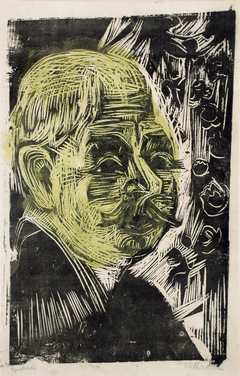 Portret van Dr. Spengler, 1919 door Ernst Ludwig Kirchner