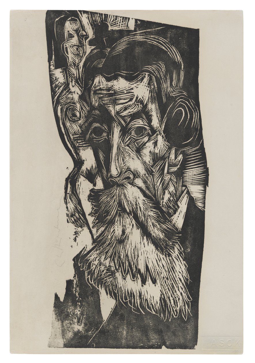 Portret van Ludwig Schames door Ernst Ludwig Kirchner