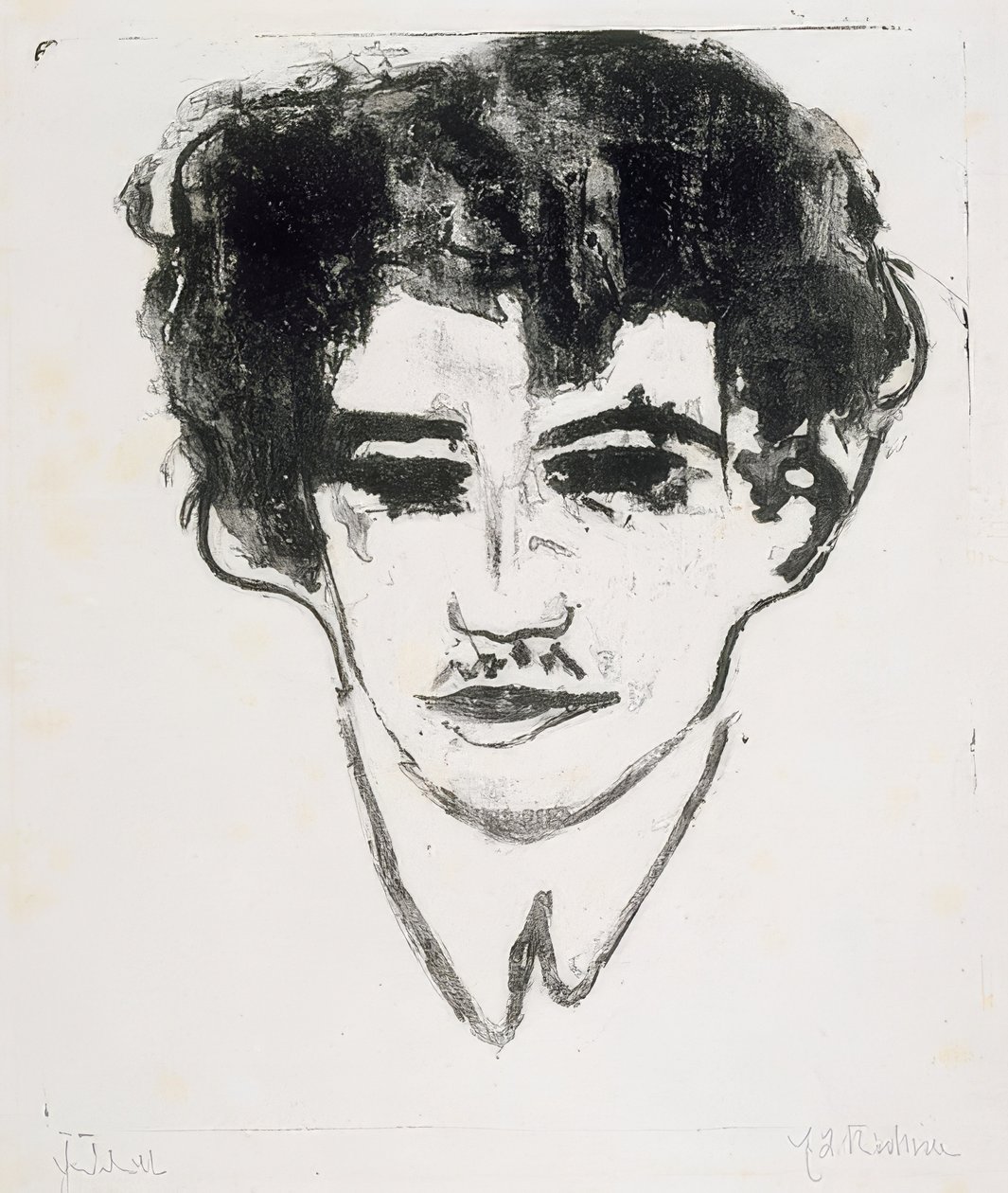 Zelfportret door Ernst Ludwig Kirchner