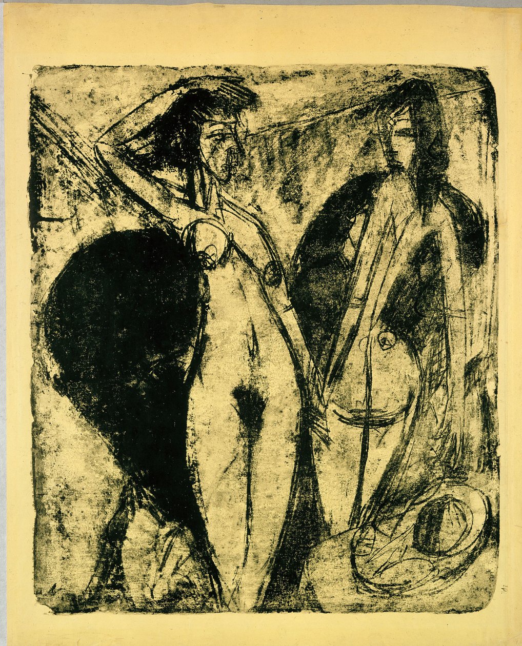 Tanzende Akte door Ernst Ludwig Kirchner