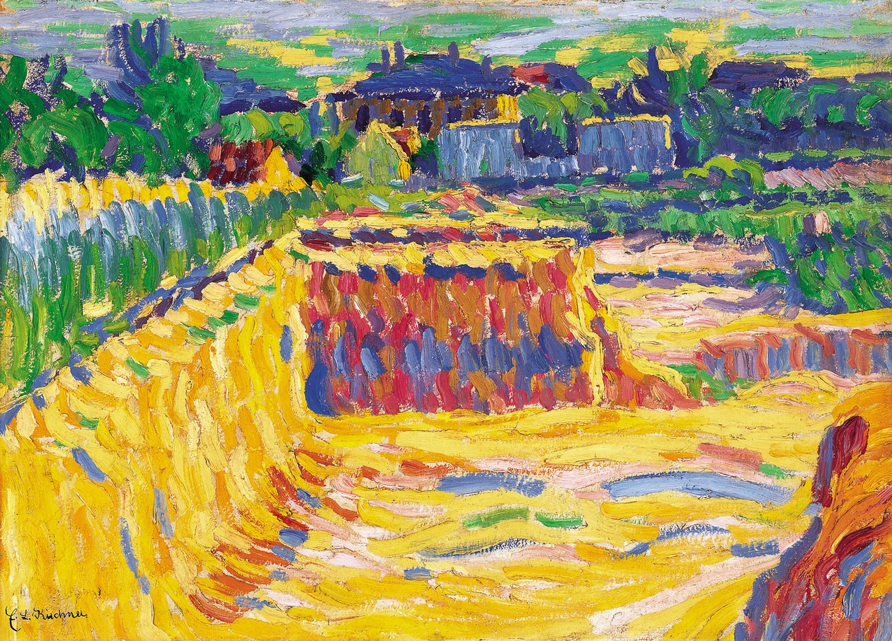 De Leemkuil, ca. 1906 door Ernst Ludwig Kirchner