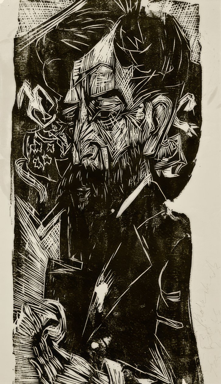 Willem van Vloten door Ernst Ludwig Kirchner