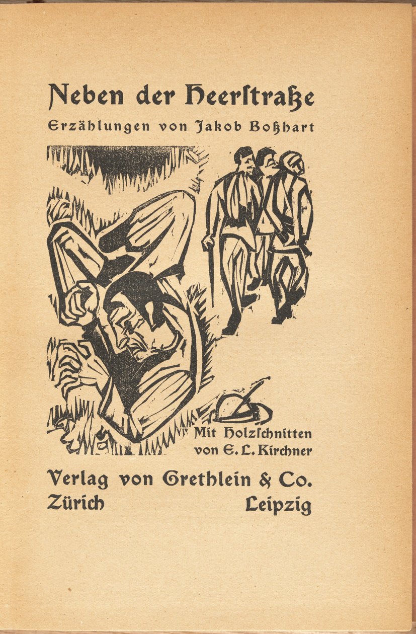 Jakob Bosshart: Naast de Hoofdstraat door Ernst Ludwig Kirchner and Jacob Bosshart