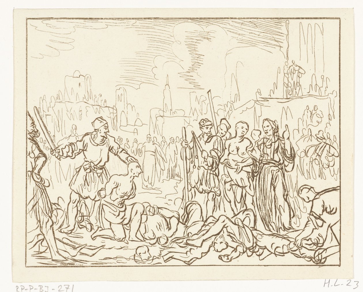 Felicitas met haar zeven zonen onthoofd door Ernst Willem Jan Bagelaar