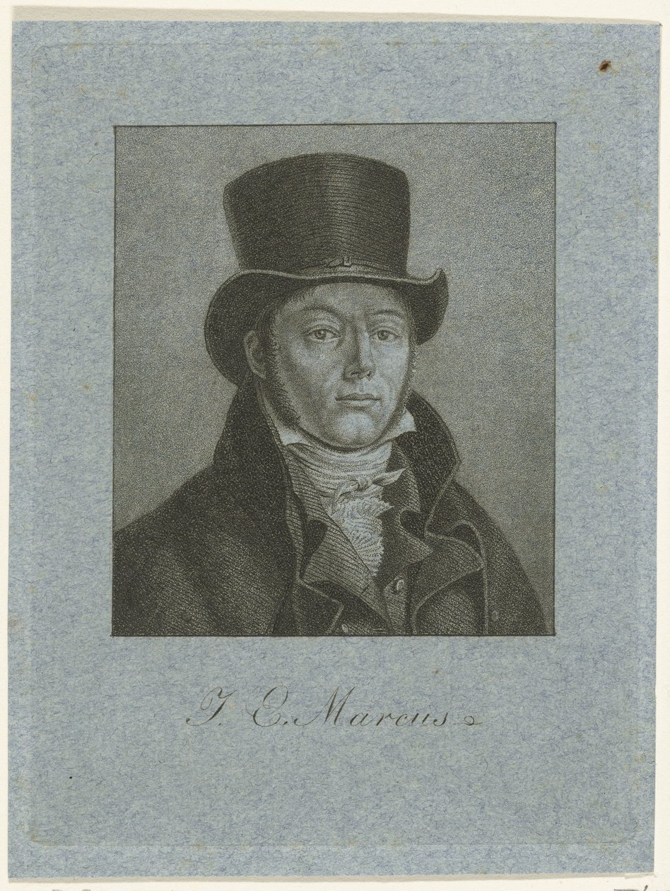 Portret van Jacob Ernst Marcus door Ernst Willem Jan Bagelaar