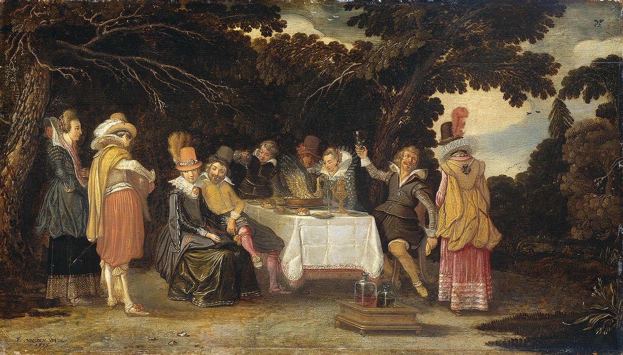 Het landelijke feest door Esaias van de Velde