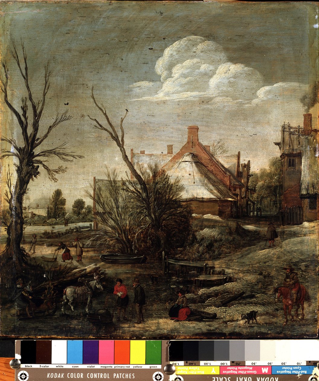 Winter door Esaias I van de Velde