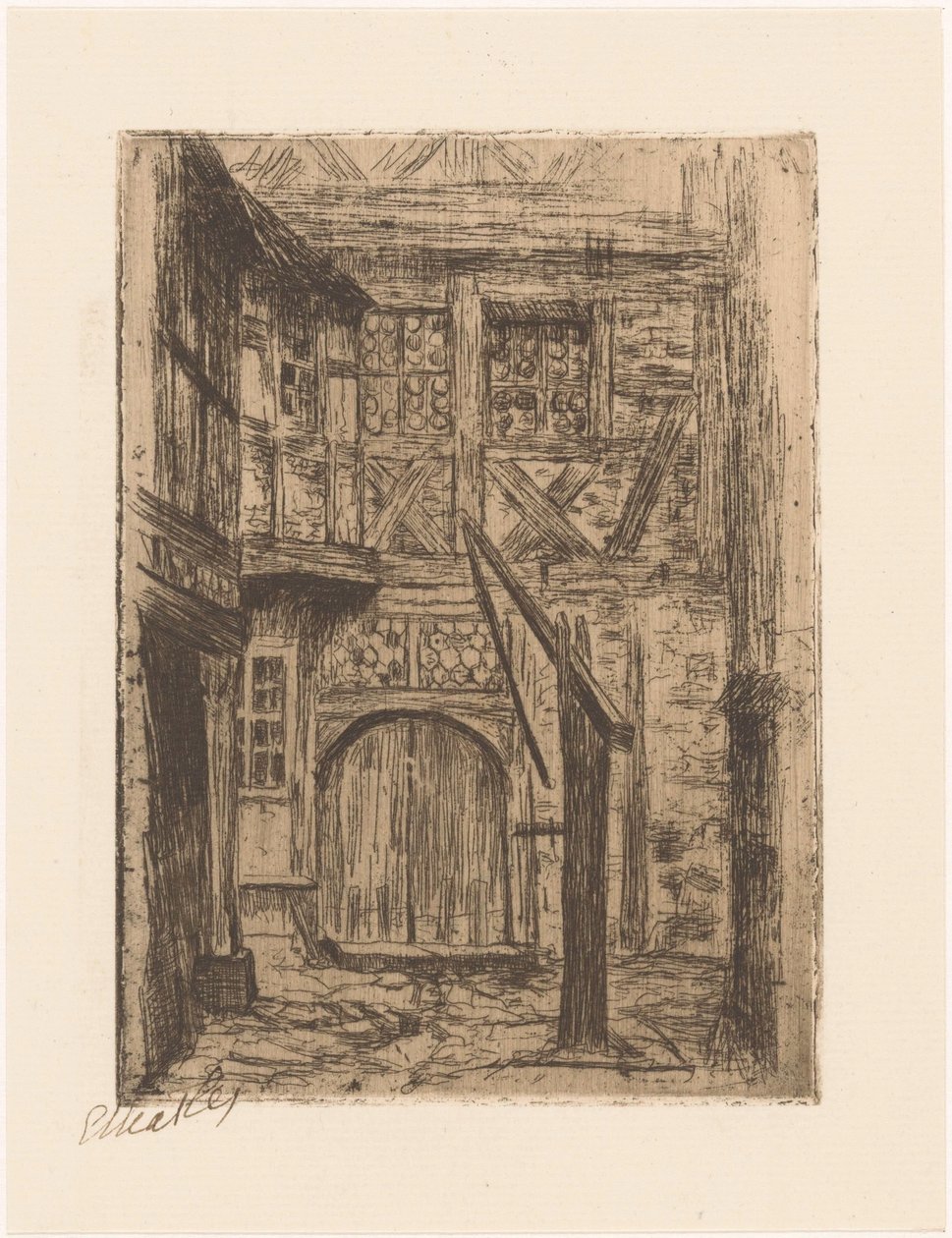 Rothenburg door Etha Fles (signed by artist)