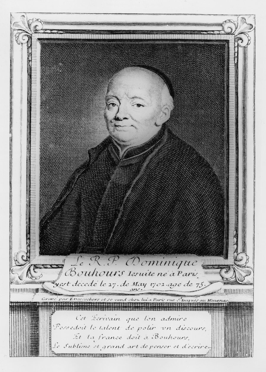 Dominique Bouhours door Etienne Jehandier Desrochers