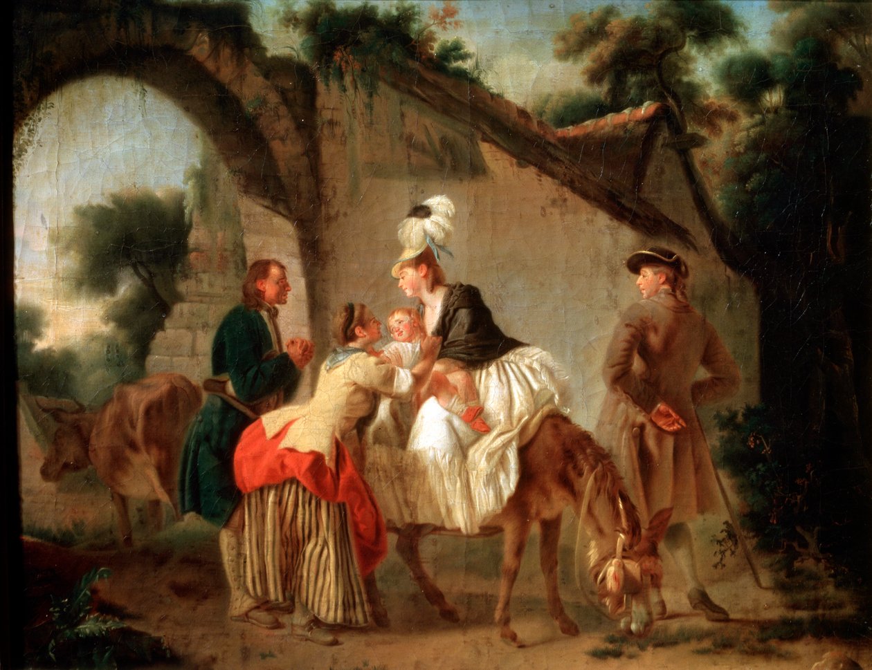 Afscheid van de min, 1777 door Etienne Aubry