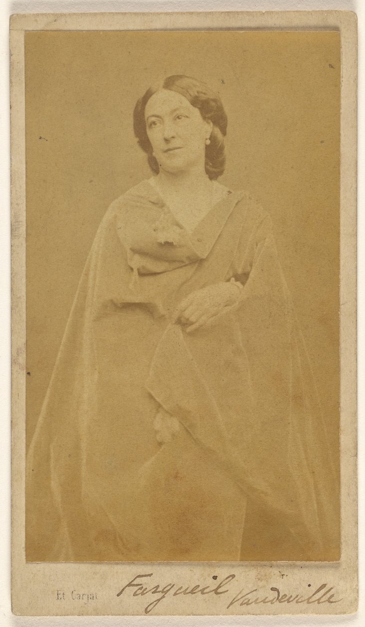 Anais Fargueil, Vaudeville door Etienne Carjat