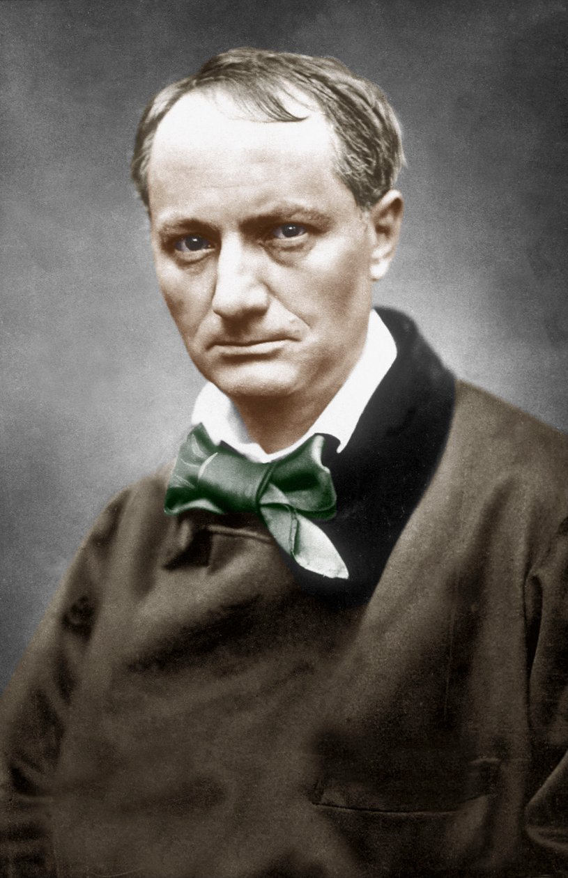 Charles Baudelaire, ca. 1866 door Etienne Carjat