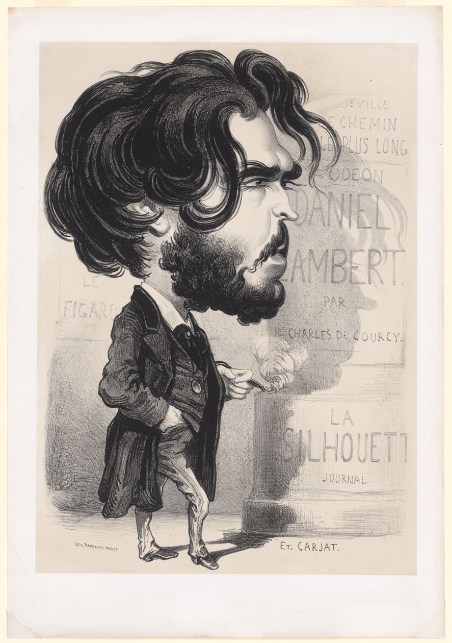 Charles de Couray door Etienne Carjat