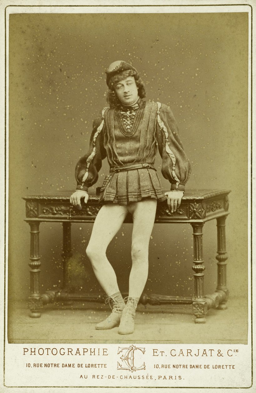 Charley in de rol van Jehan Frollo door Etienne Carjat
