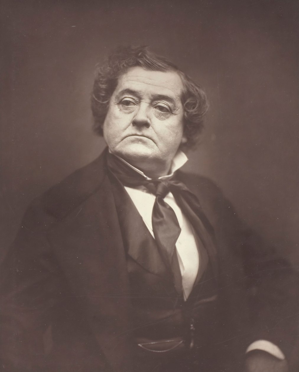 Frédérick Lemaître Franse acteur en toneelschrijver, 1800-1976, ca. 1876 door Etienne Carjat