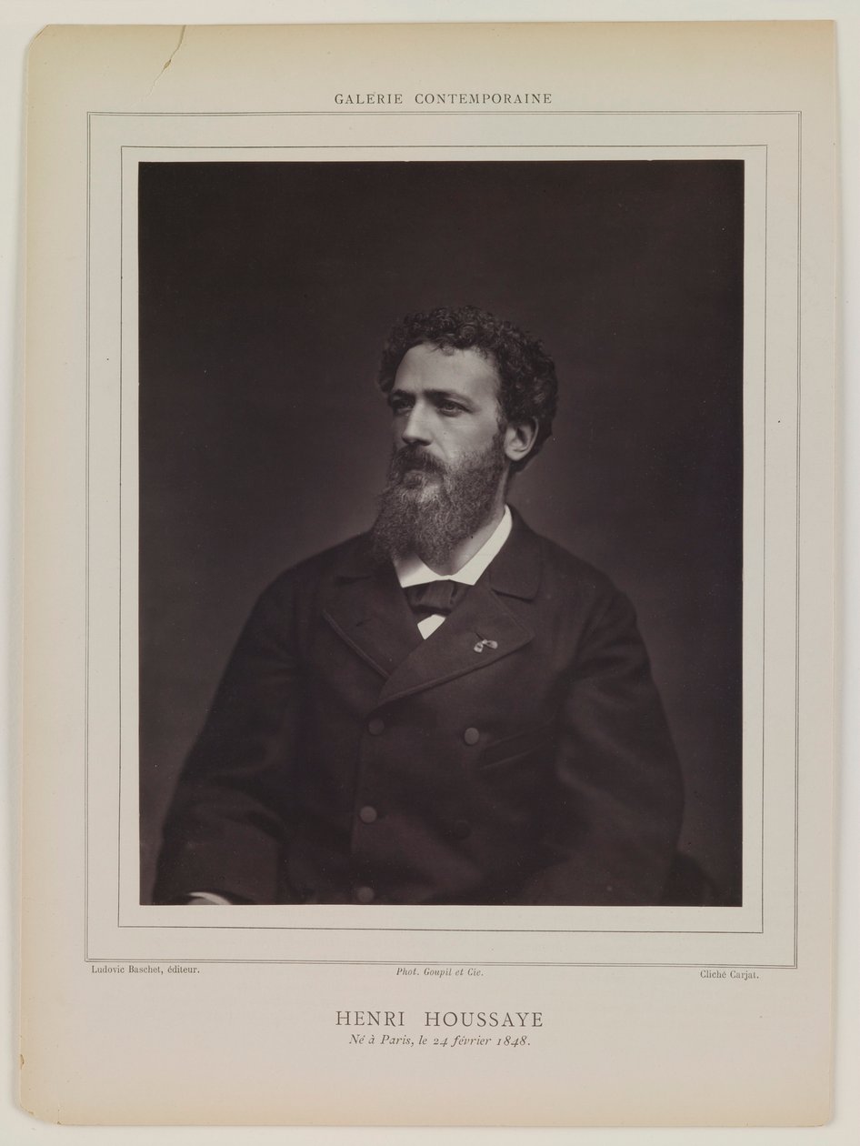 Henri Houssaye door Etienne Carjat