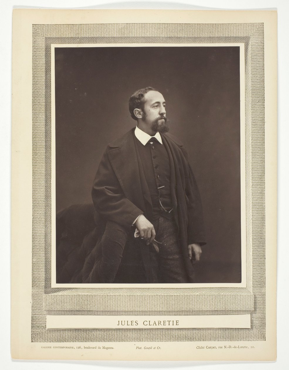 Jules Claretie door Etienne Carjat