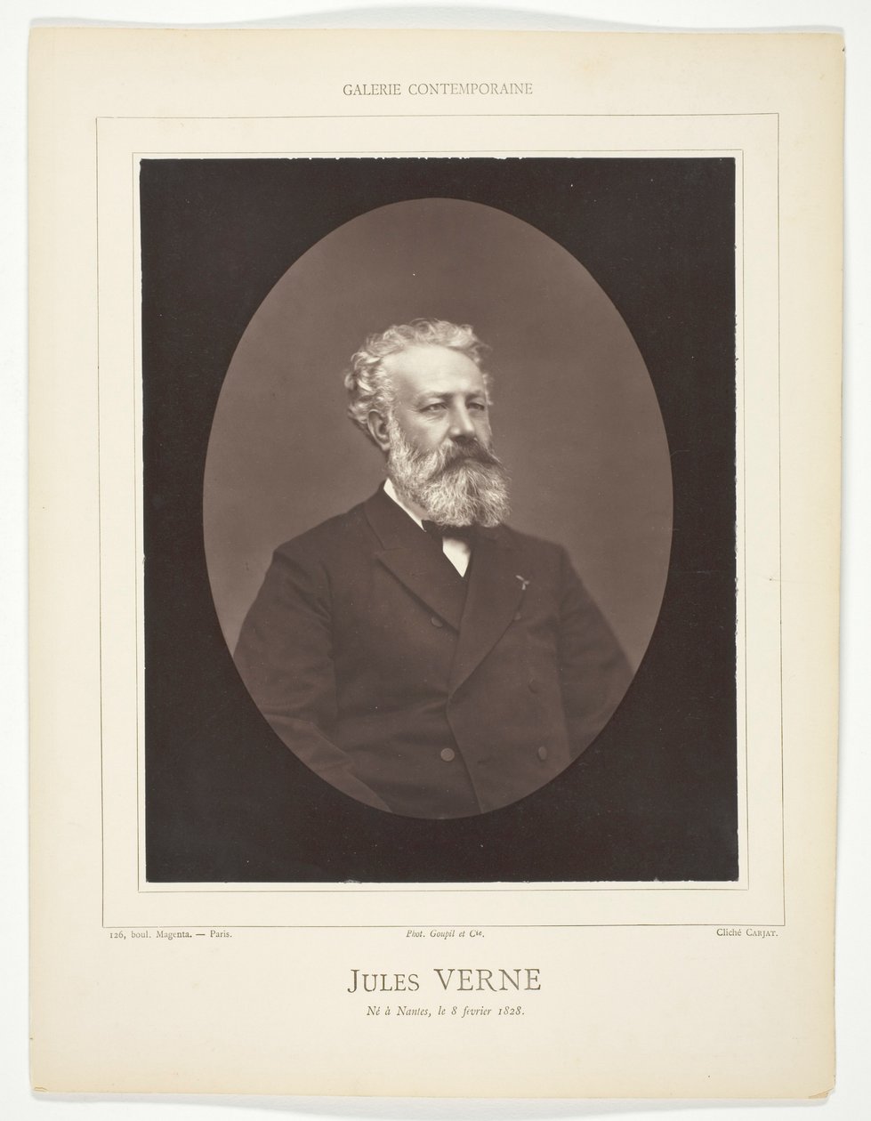 Jules Verne door Etienne Carjat