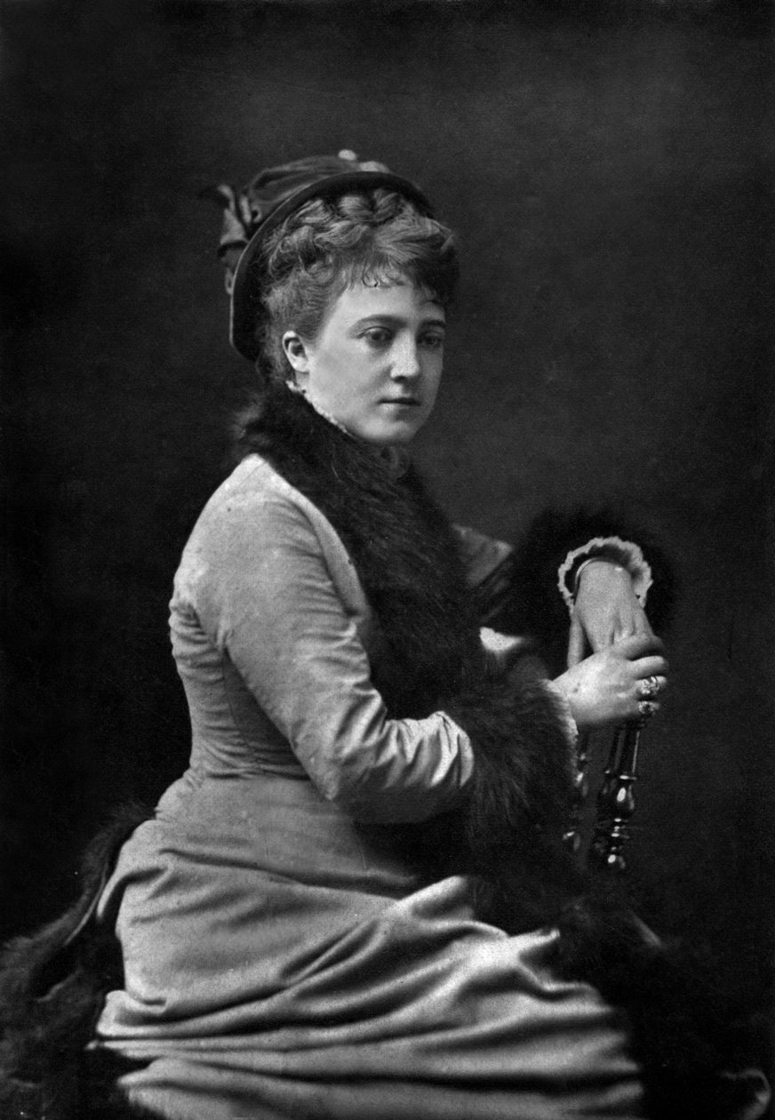 Marguerite Lecointe alias Marguerite Donve Frans actrice door Etienne Carjat