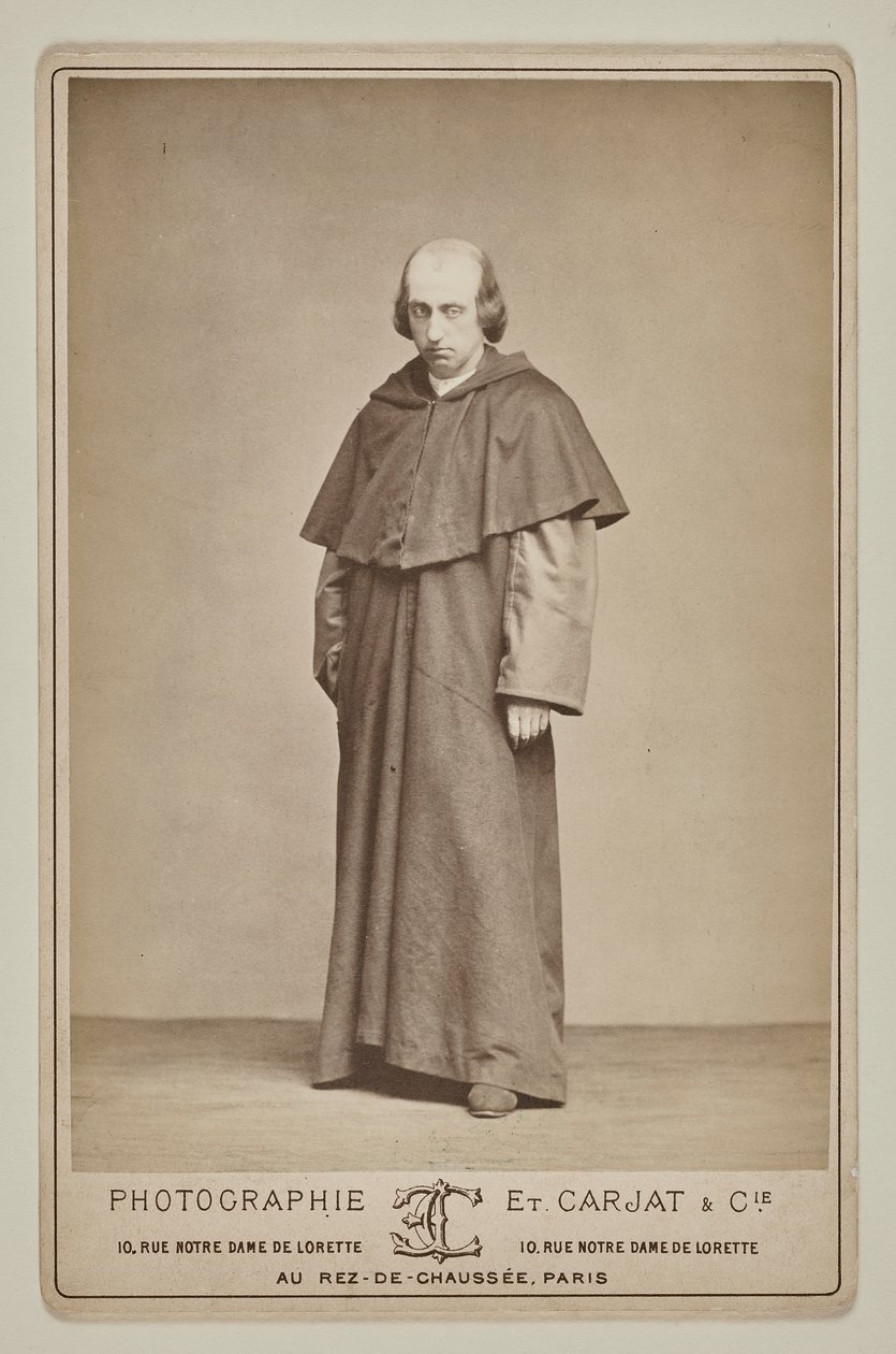 Monti in de rol van Claude Frollo door Etienne Carjat