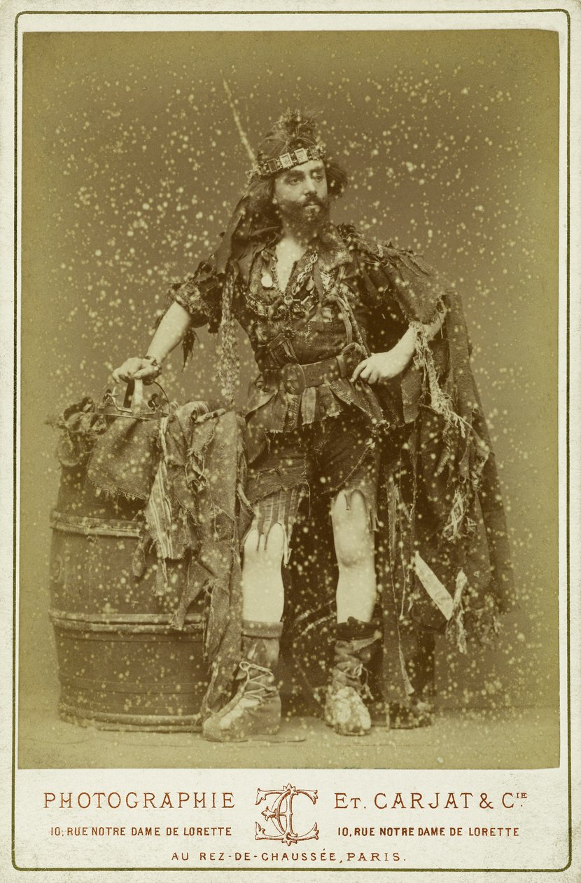 Mortimer in de rol van de koning der dieven door Etienne Carjat