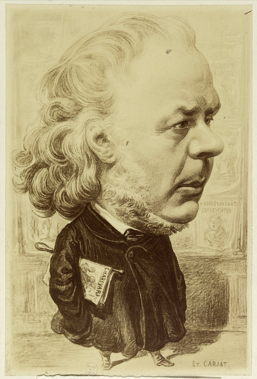 Portret van Daumier door Etienne Carjat