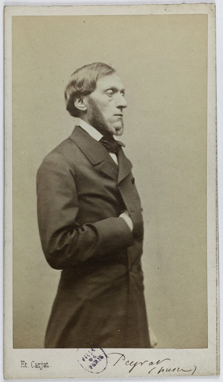 Portret van Peyrat Alphonse, (1812 - 1890), (publicist, politicus) door Etienne Carjat