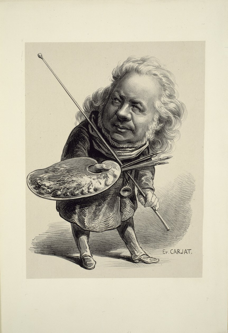 Portret van Honoré Daumier door Etienne Carjat