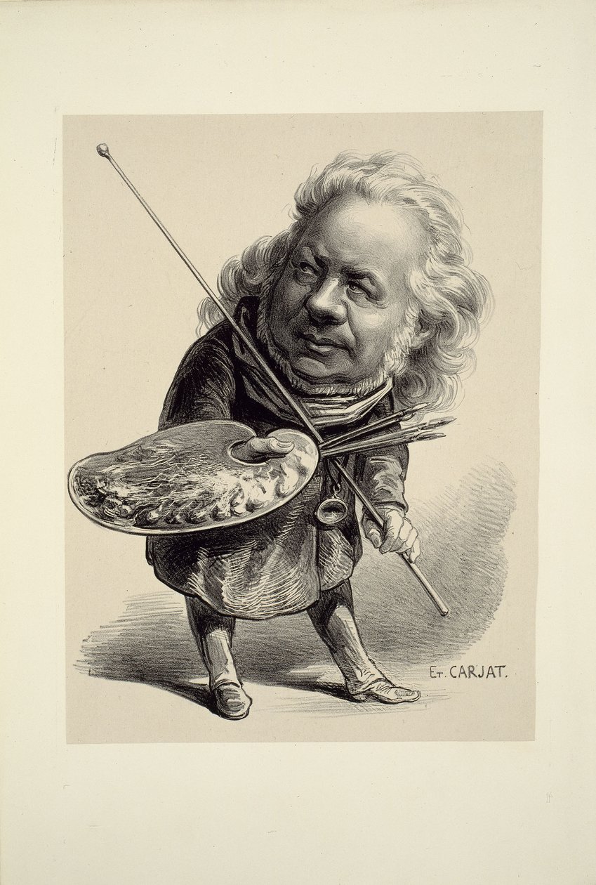Portret van Honoré Daumier door Etienne Carjat