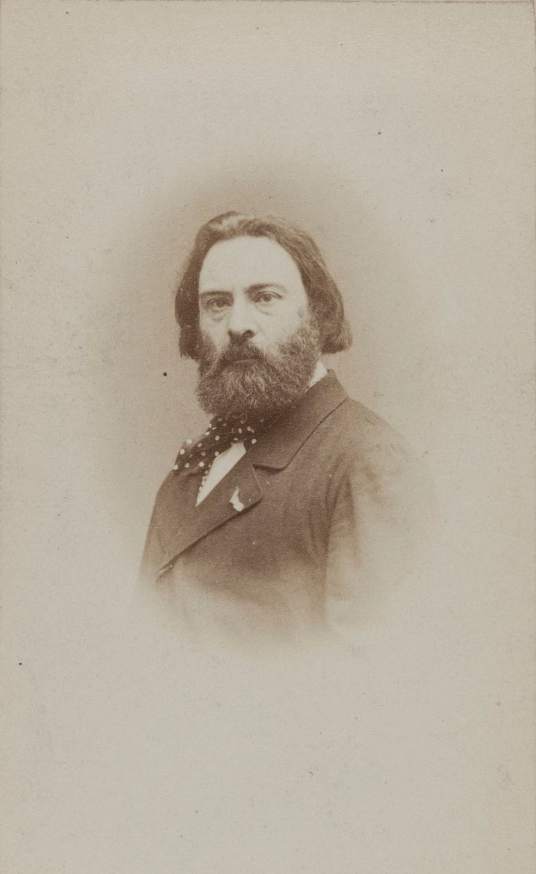 Portret van de pianist en componist Émile Prudent 1817-1863, ca. 1860 door Etienne Carjat