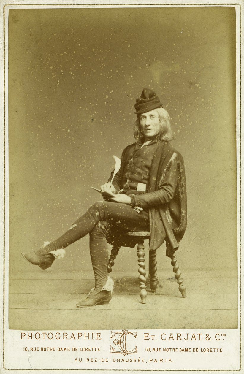 Richard in de rol van Gringoire door Etienne Carjat