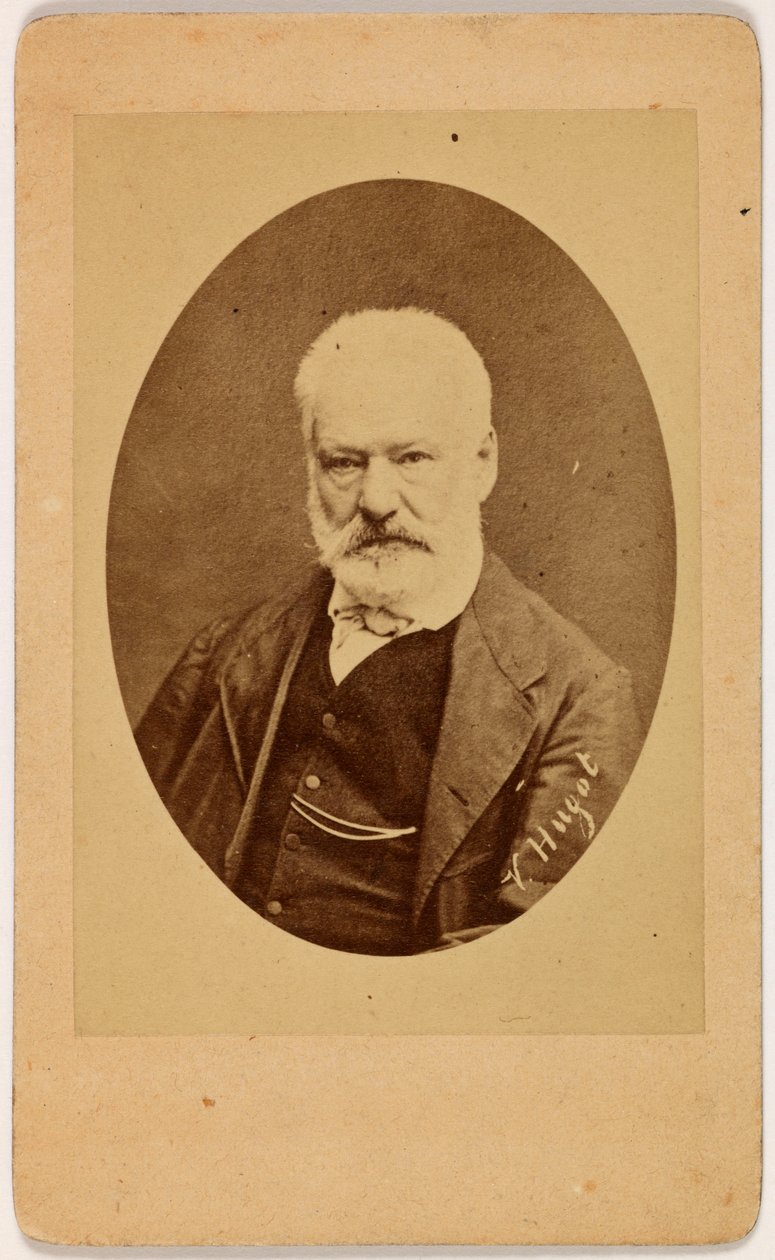 Victor Hugo van voren door Etienne Carjat
