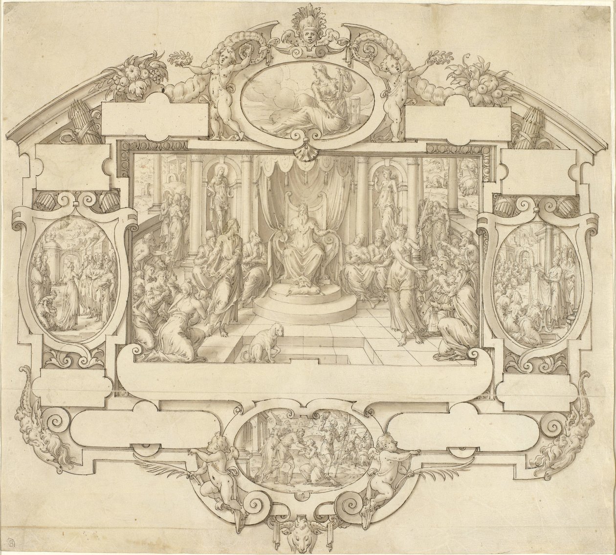 Allegorie op de Rechtspraak door Etienne Delaune