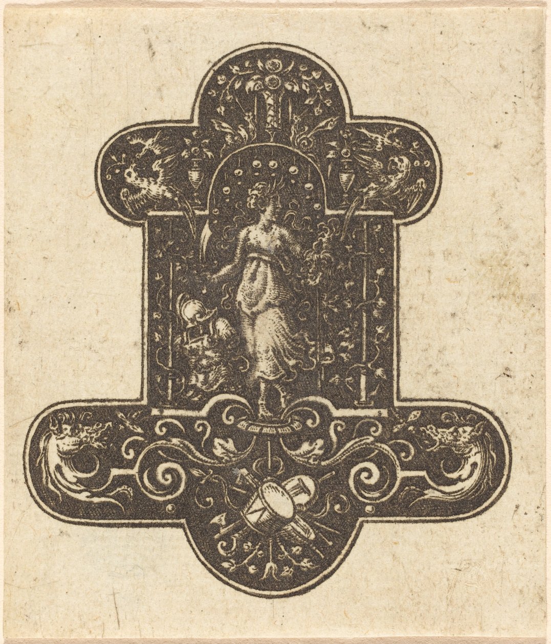 Judith met het hoofd van Holofernes door Etienne Delaune