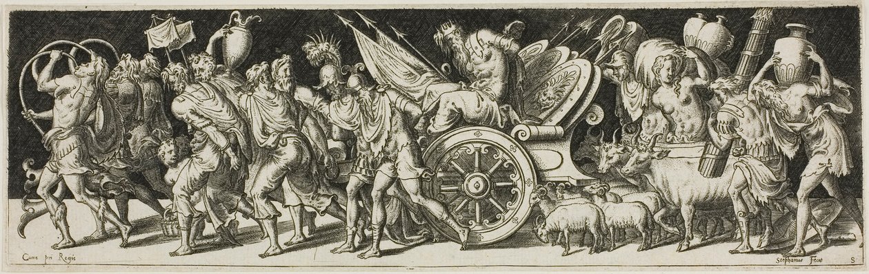 Triomfmars, van Gevechten en Triomfen door Etienne Delaune