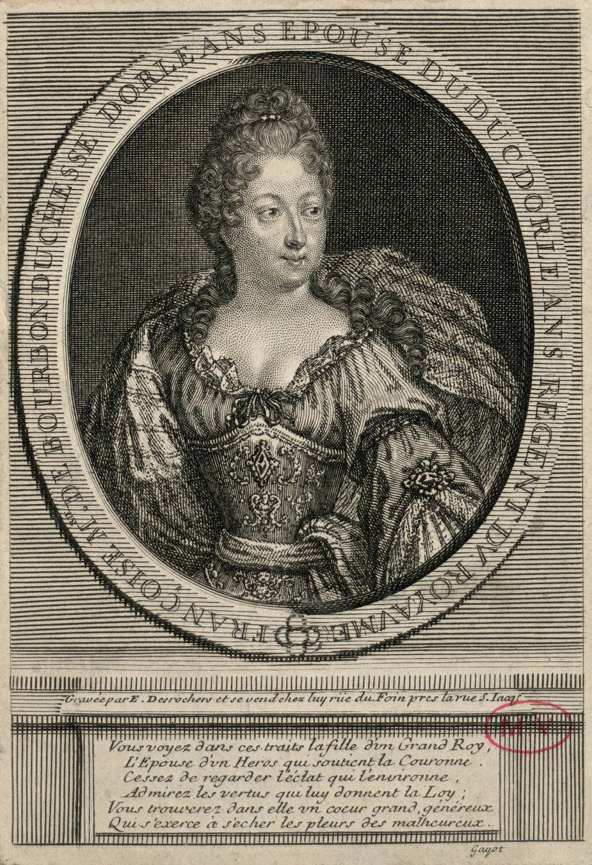 Françoise-Marie de Bourbon door Desrochers, Etienne Jahandier, door Etienne Jehandier Desrochers