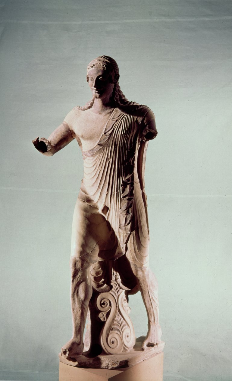 Apollo van Veii, uit de Tempel van Minerva, ca.510 v.Chr. door Etruscan