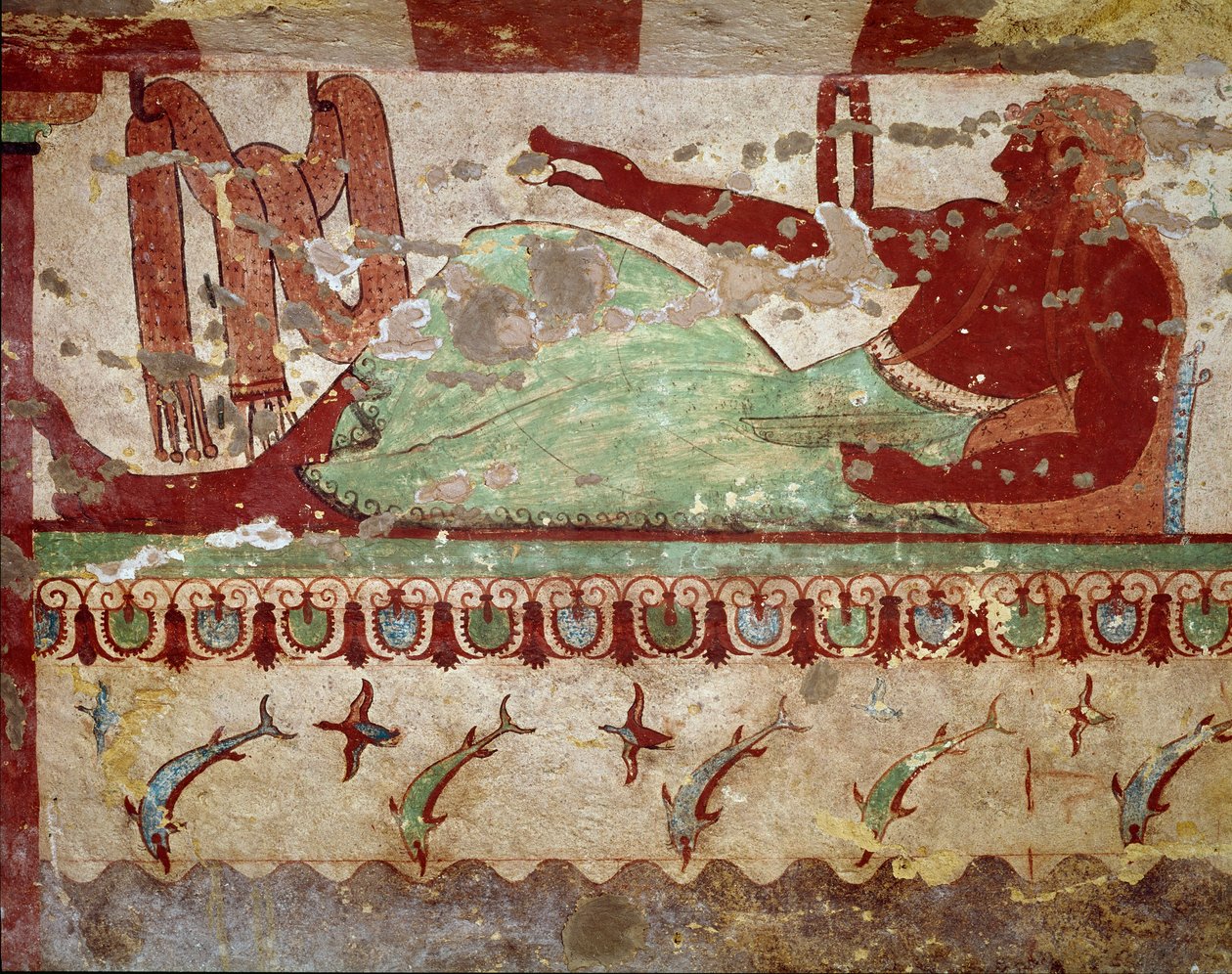 Banketscène (detail) door Etruscan