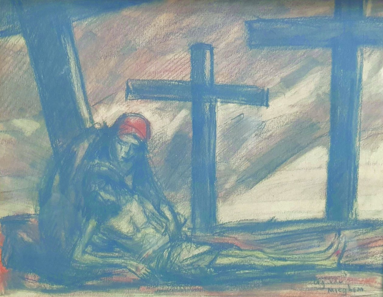 Pietà door Eugeen van Mieghem