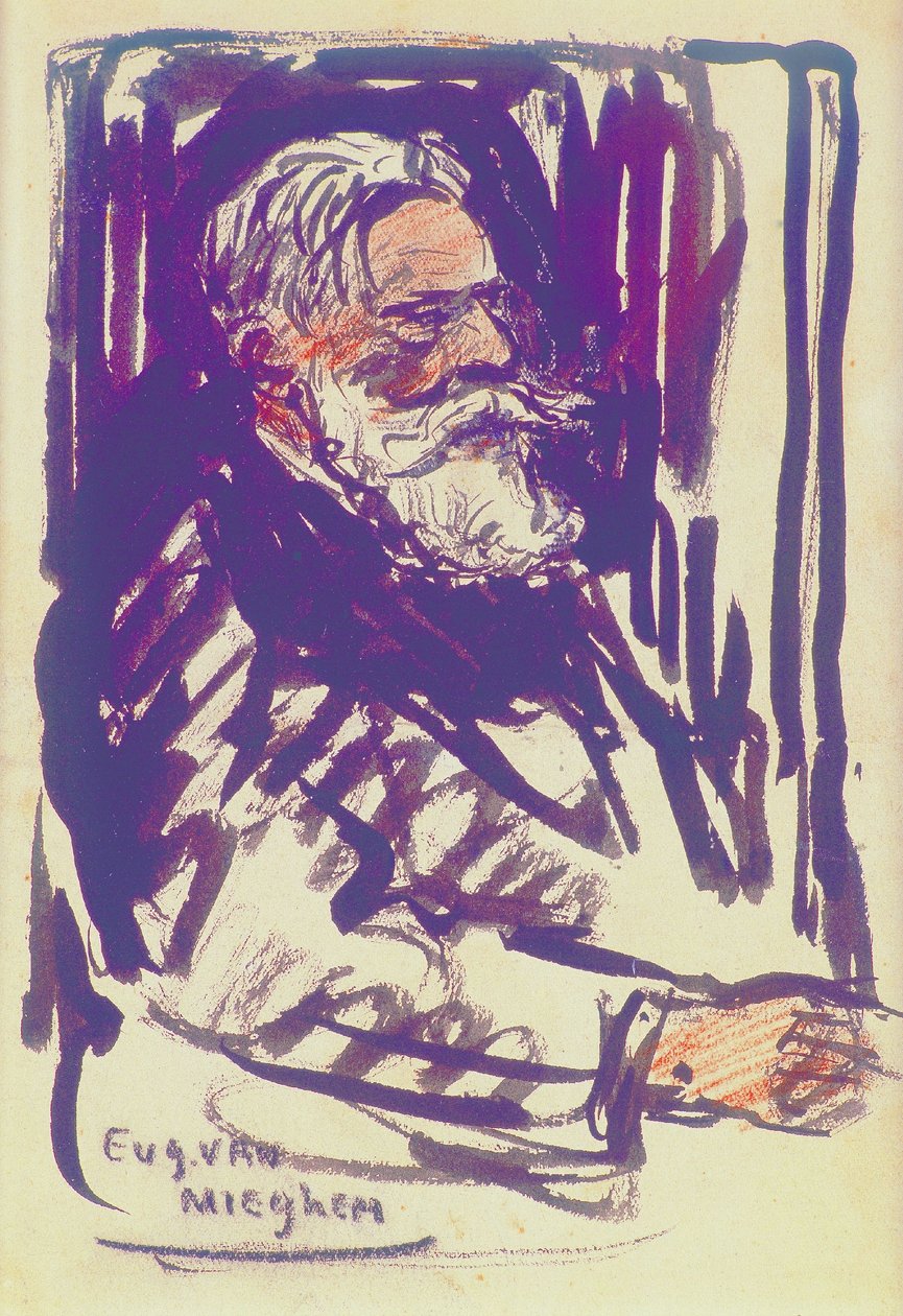 De schilder James Ensor door Eugeen van Mieghem