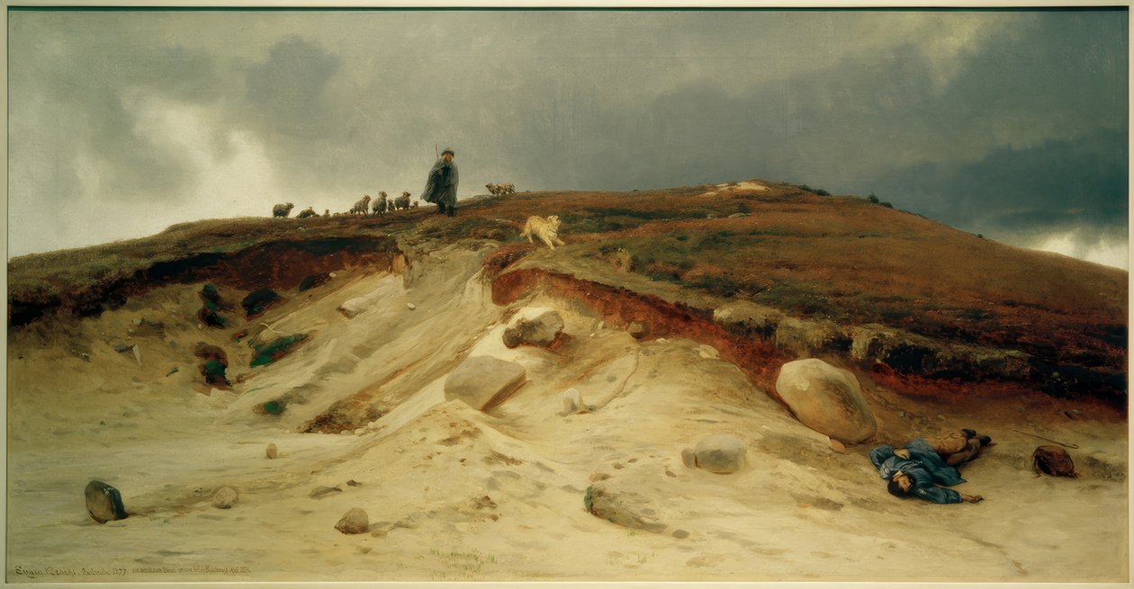 E.Bracht, De Dode door Eugen Felix Prosper Bracht