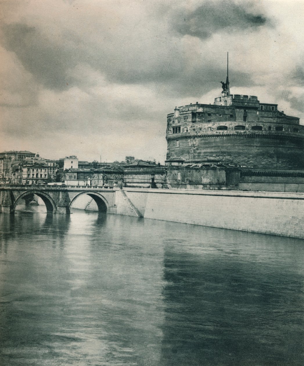 Castel Sant Angelo, Rome, Italië, 1927 door Eugen Poppel