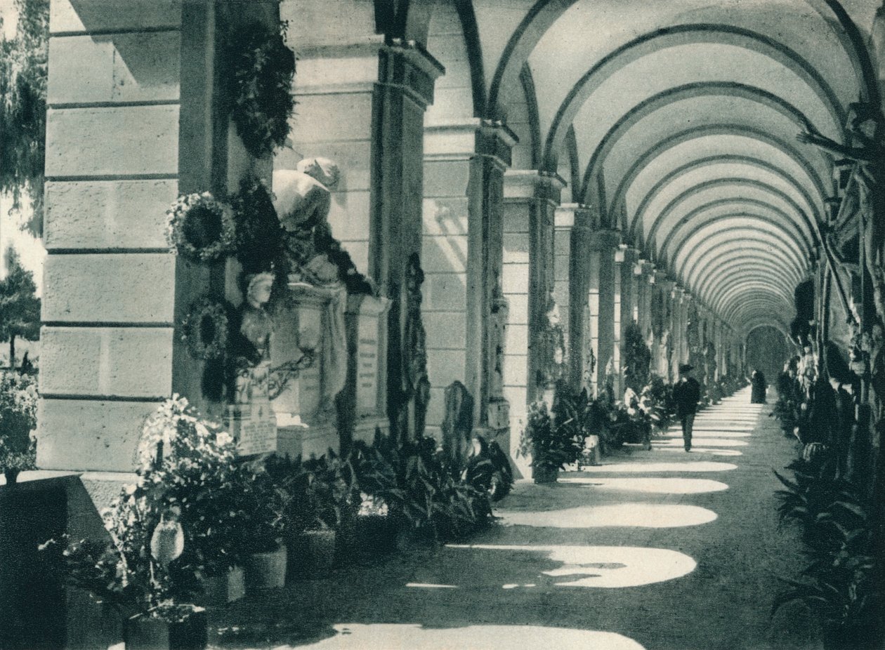 Monumentale Begraafplaats van Staglieno, Genua, Italië, 1927 door Eugen Poppel