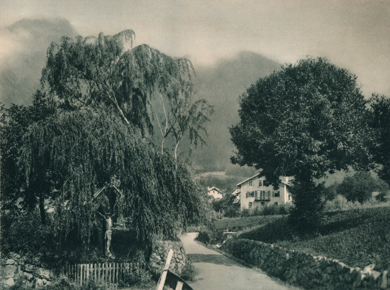 Weg naar kasteel Tirol, Merano, Zuid-Tirol, Italië, 1927 door Eugen Poppel