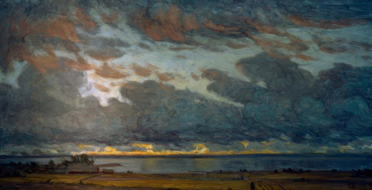 Jagende wolken door Eugen Prinz von Schweden