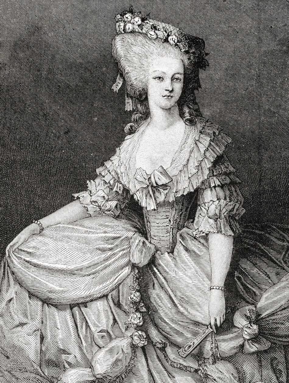 Portret van Marie Therese Louise, Princesse de Lamballe (1749-92) gegraveerd door Stephane Pannemaker (1847-1930) door Eugene Joseph Viollat
